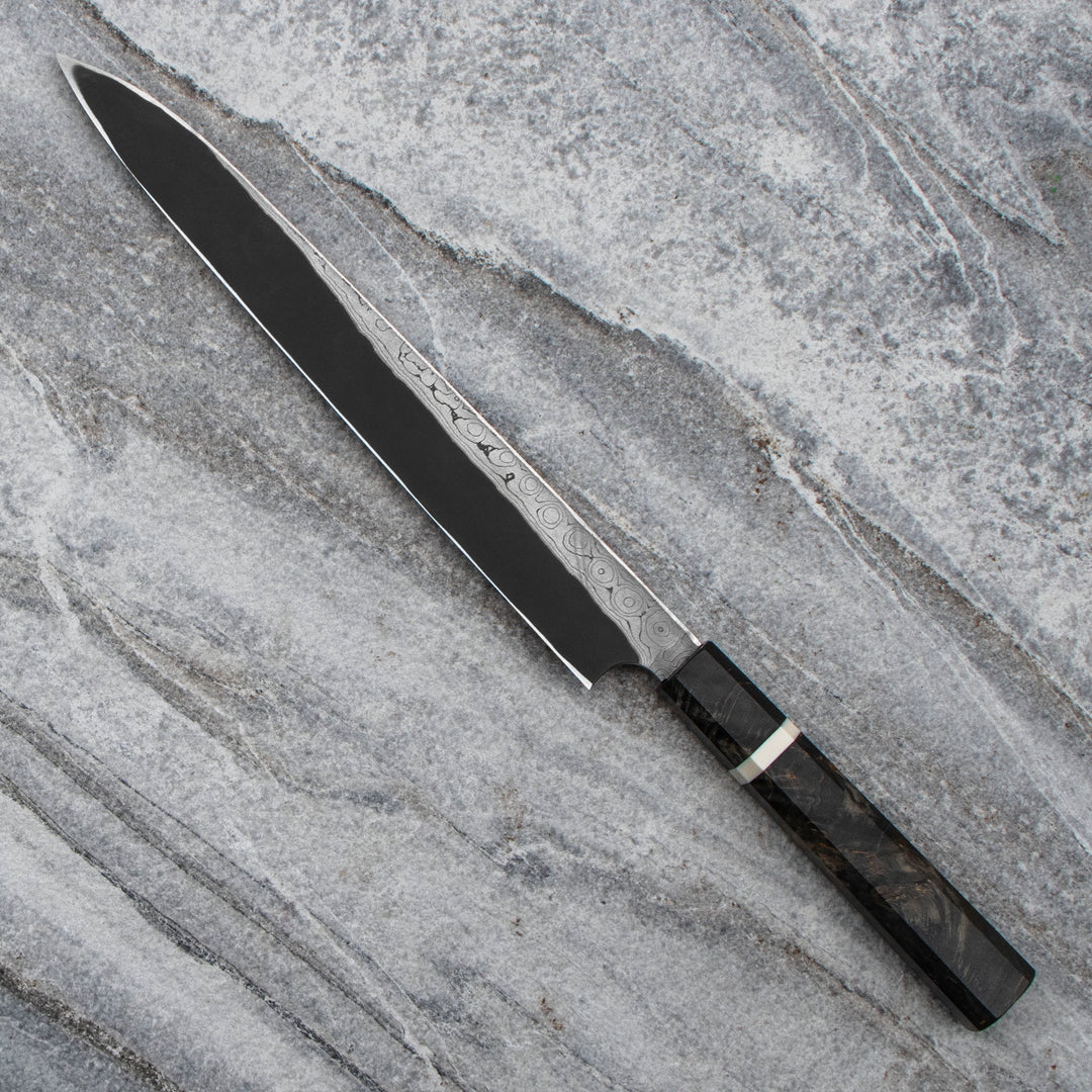 Yanagiba 27 cm Nigara Hamono Anmon Aogami#2