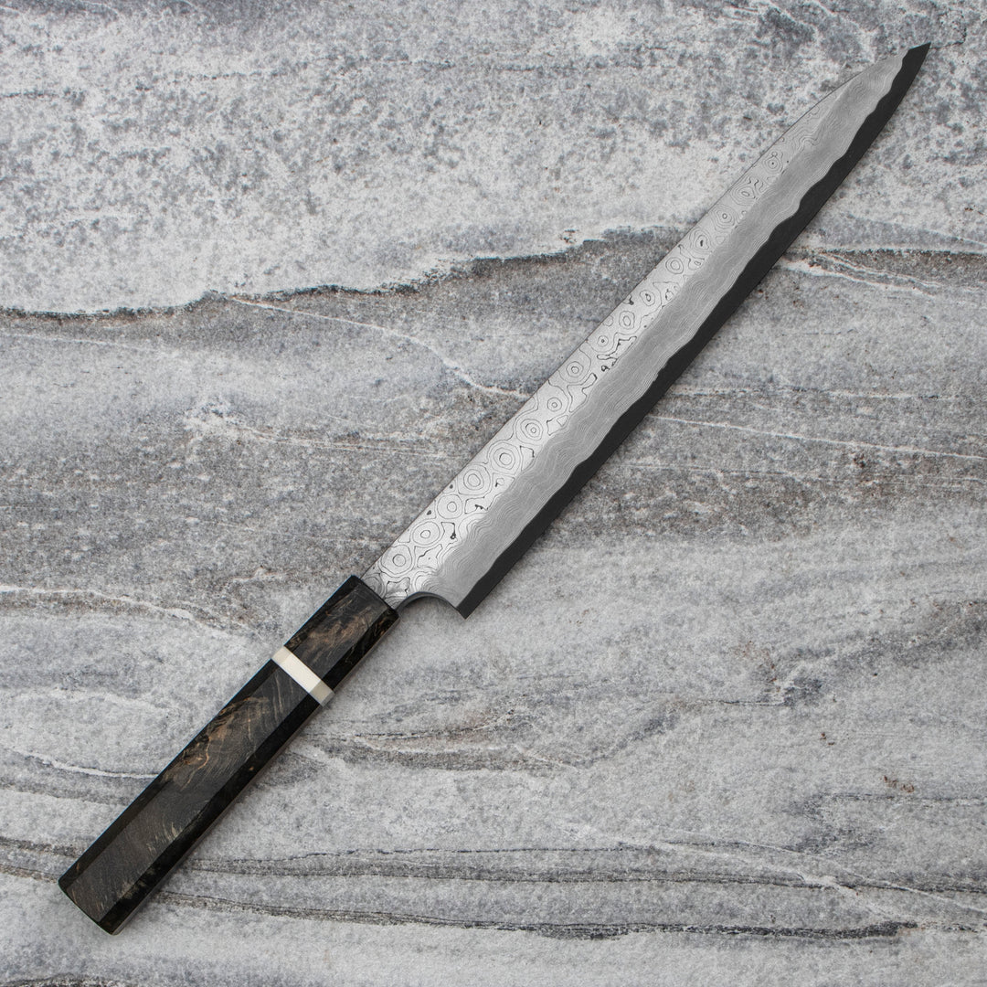 Yanagiba 27 cm Nigara Hamono Anmon Aogami#2