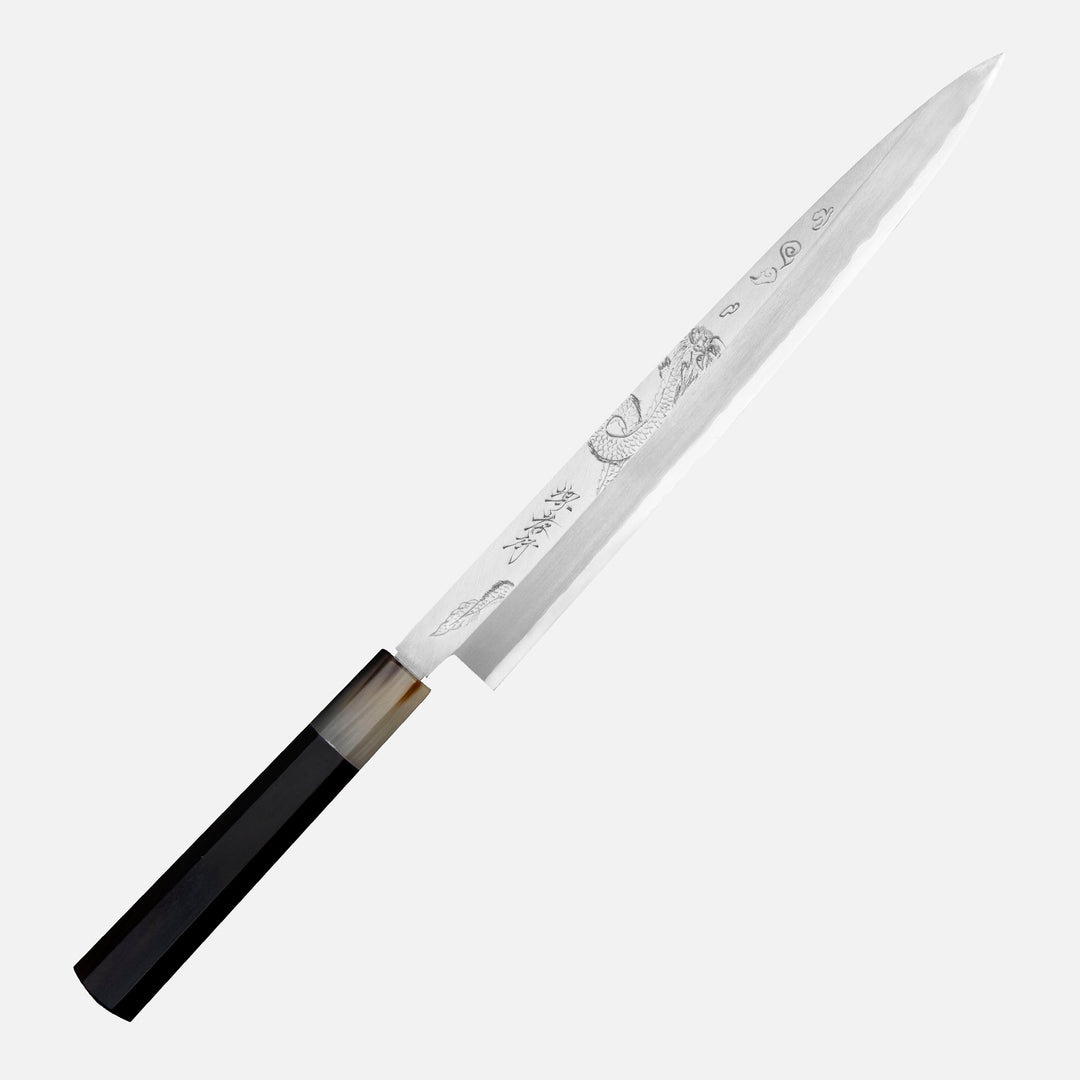 Yanagiba 27 cm Sakai Takayuki Gallery Ebony/White Horn Silver#3