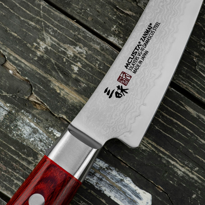 Boning Knife 16,5 cm Mcusta Zanmai Classic Pro Flame VG-10
