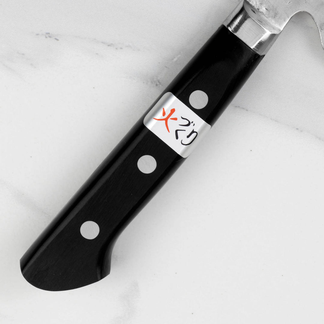 Santoku 17 cm Fujiwara Shirogami#1/SS Pakka