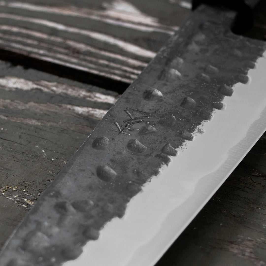 Gyuto 18 cm Motokyuuichi Hamono Shirogami#2 Hammered