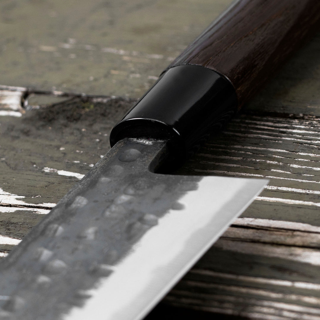 Gyuto 21 cm Motokyuuichi Hamono Shirogami#2 Hammered