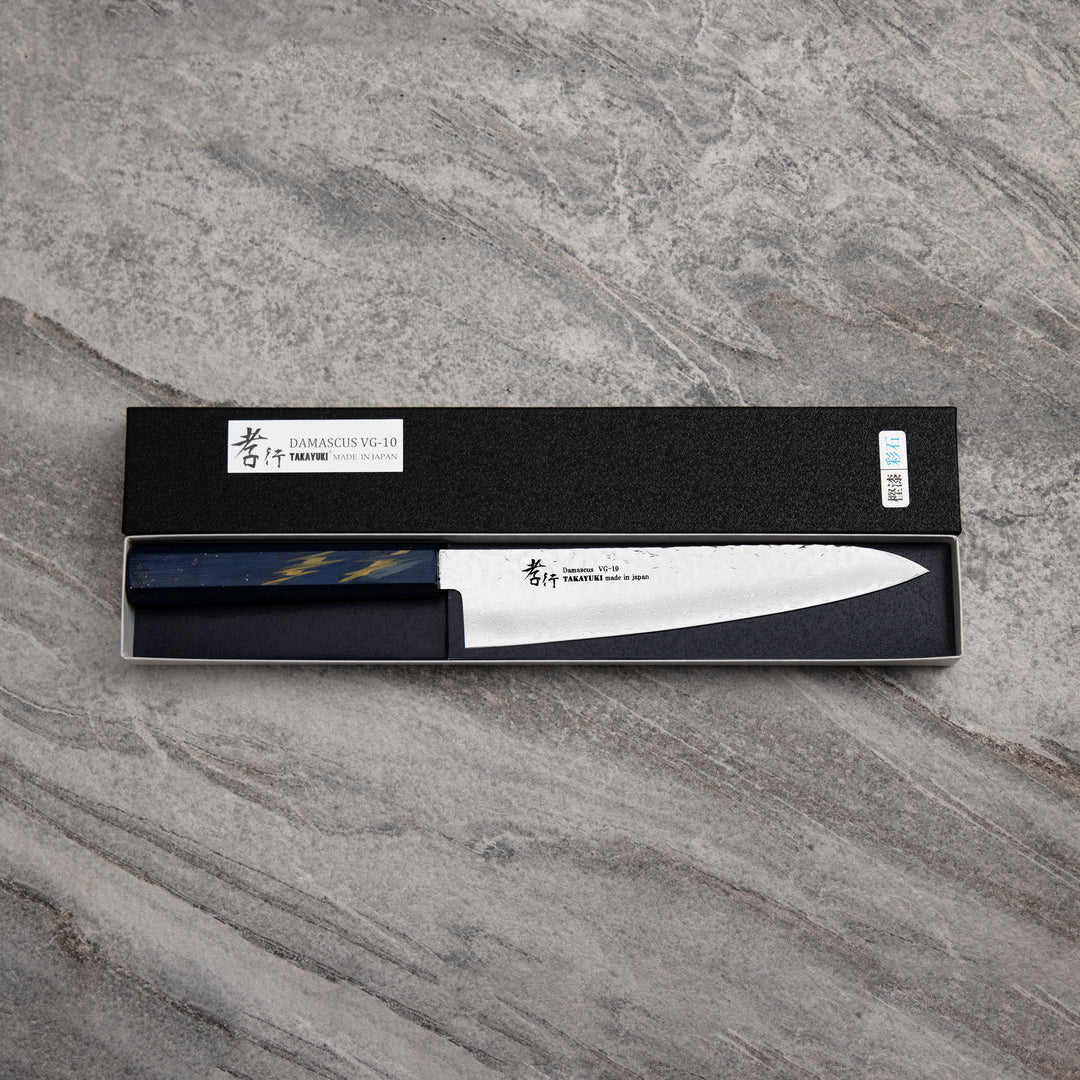 Gyuto 21 cm Sakai Takayuki Urushi VG-10 Saiseki