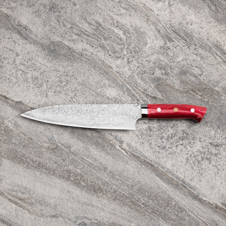 Gyuto 21 cm Takeshi Saji Red Turquise R-2