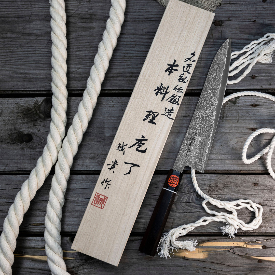 Gyuto 24 cm Shigeki Tanaka SG2 Damscus