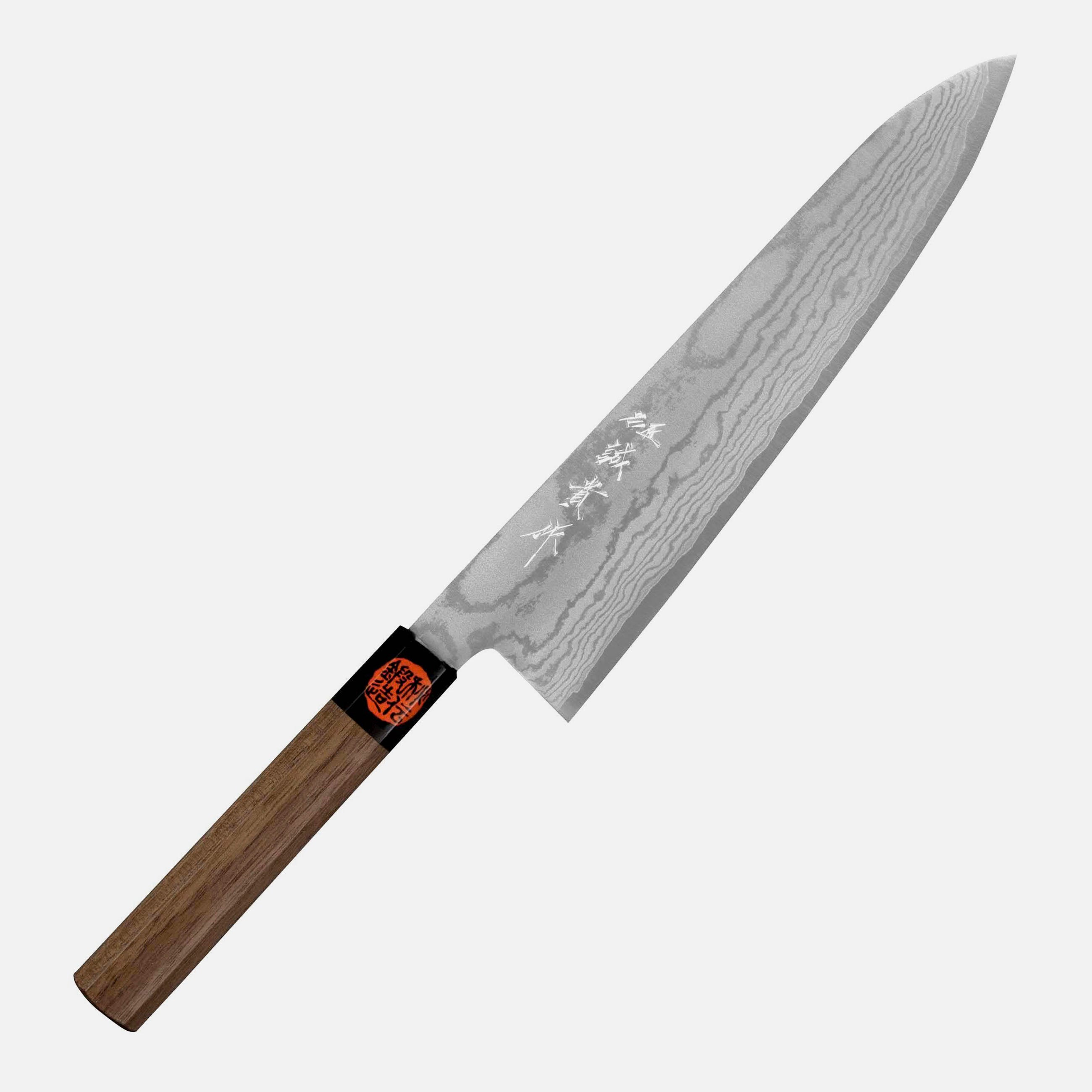 Gyuto 24 cm Shigeki Tanaka VG-10 Damascus – Japan-knives.com