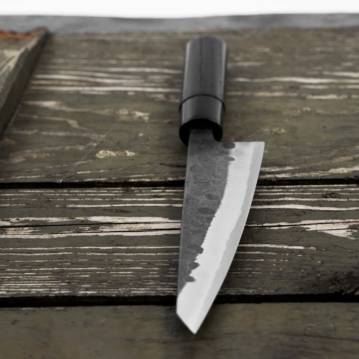 Honesuki 15 cm Motokyuuichi Hamono Shirogami#2 Hammered