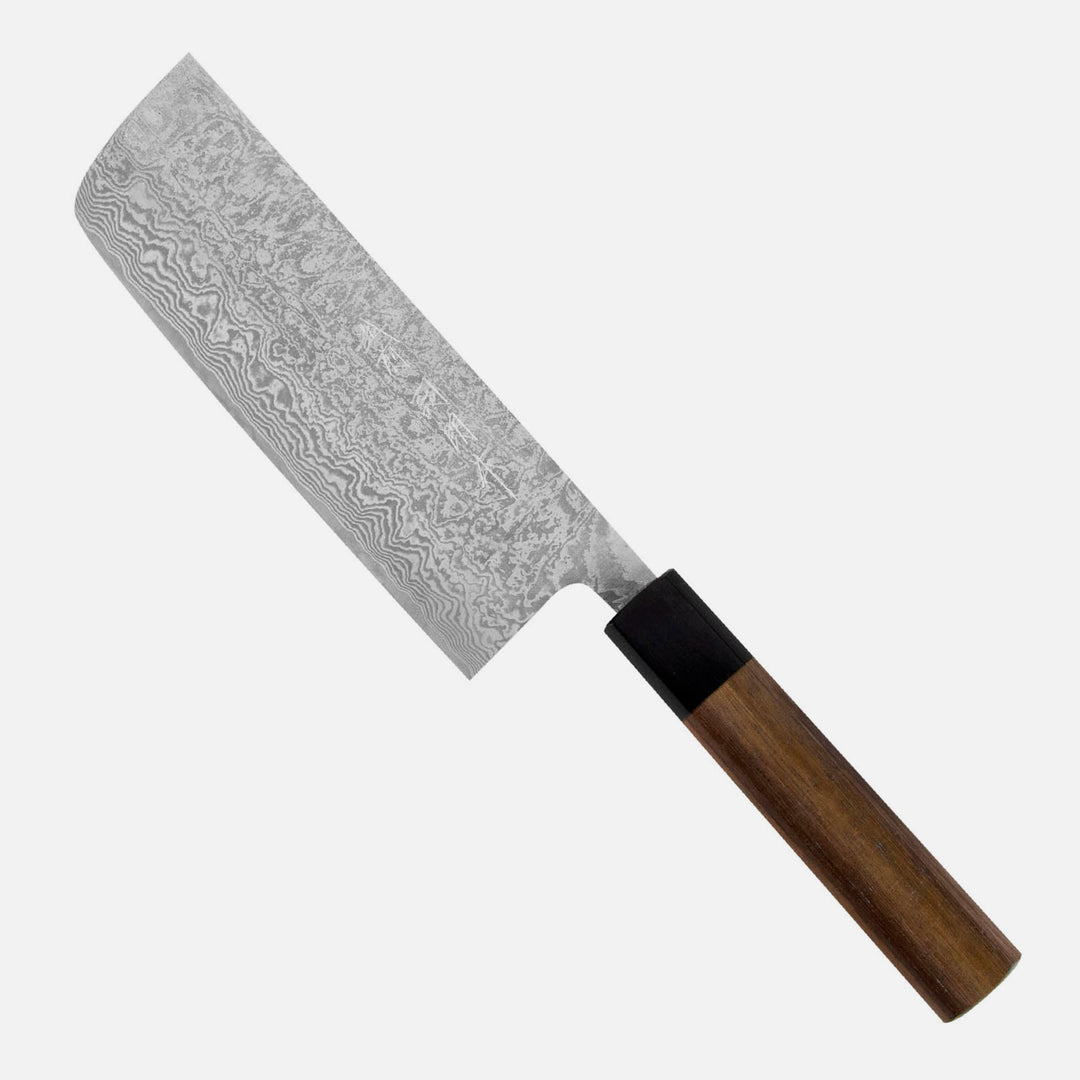 Nakiri 16,5 cm Shiro Kamo Damascus SG2
