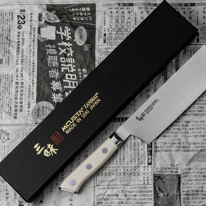 Nakiri 18 cm Mcusta Zanmai Classic Corian Damascus VG-10