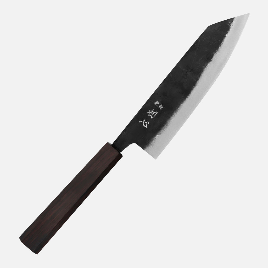 黒*ぎ様 Alessandro Grimoldieu for TomRebl 2 Bunka 16,5 cm Hatsukokoro Kurogane Aogami#2/Iron – Japan-knives.com
