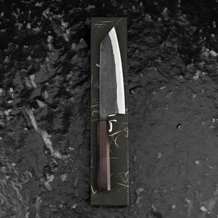Bunka 16,5 cm Hatsukokoro Kurokuma Aogami#2/Iron