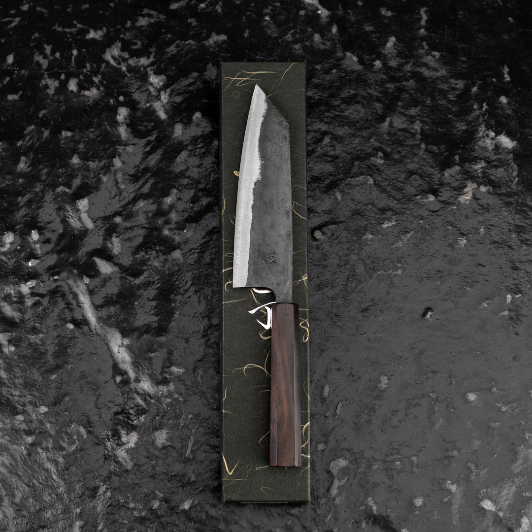 Bunka 16,5 cm Hatsukokoro Kurokuma Aogami#2/Iron