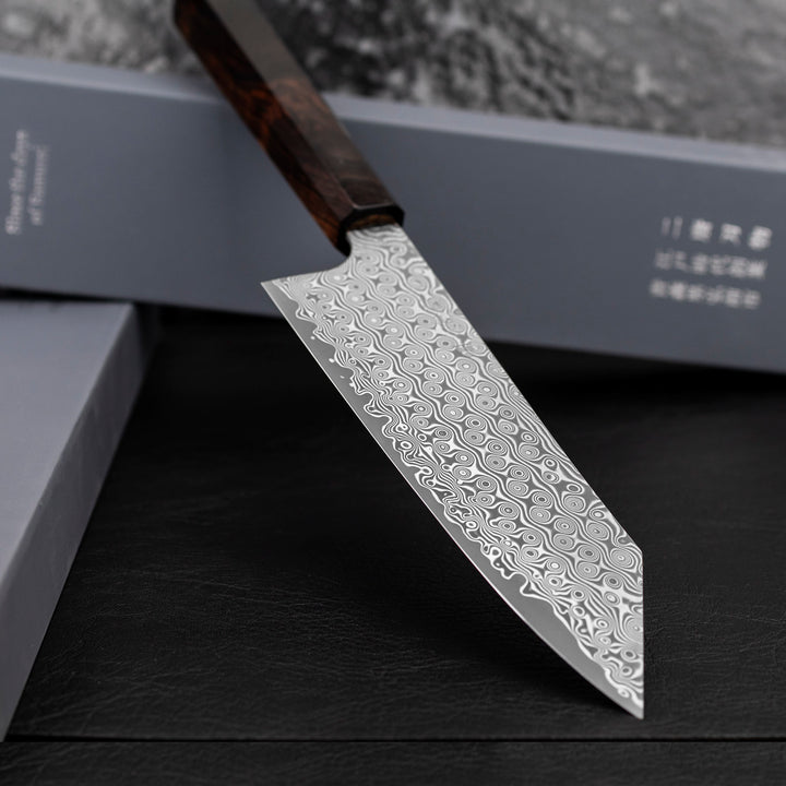 Bunka 17 cm Nigara Hamono Anmon SG2 Damascus