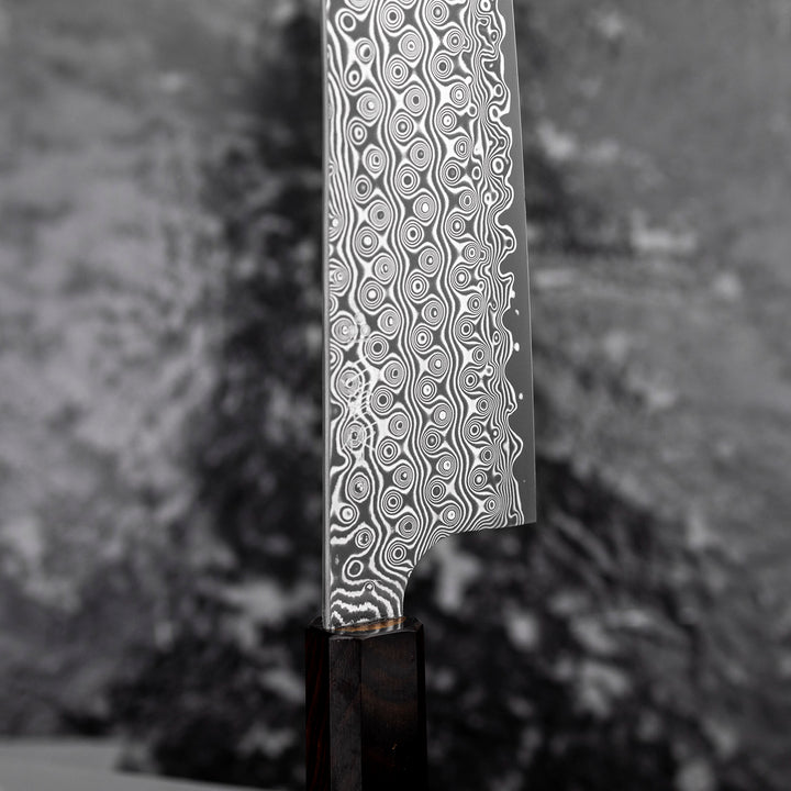 Bunka 17 cm Nigara Hamono Anmon SG2 Damascus