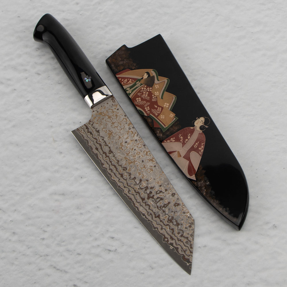 Bunka 17 cm Takeshi Saji Art Black Color VG-10