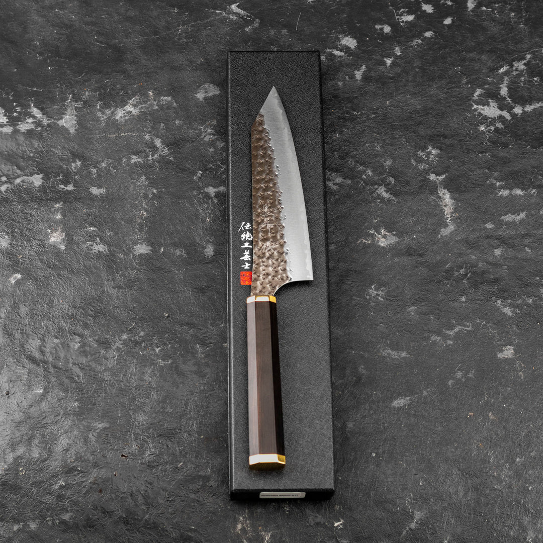 Bunka 17 cm Yu Kurosaki Kokusen Brass Aogami Super/SS