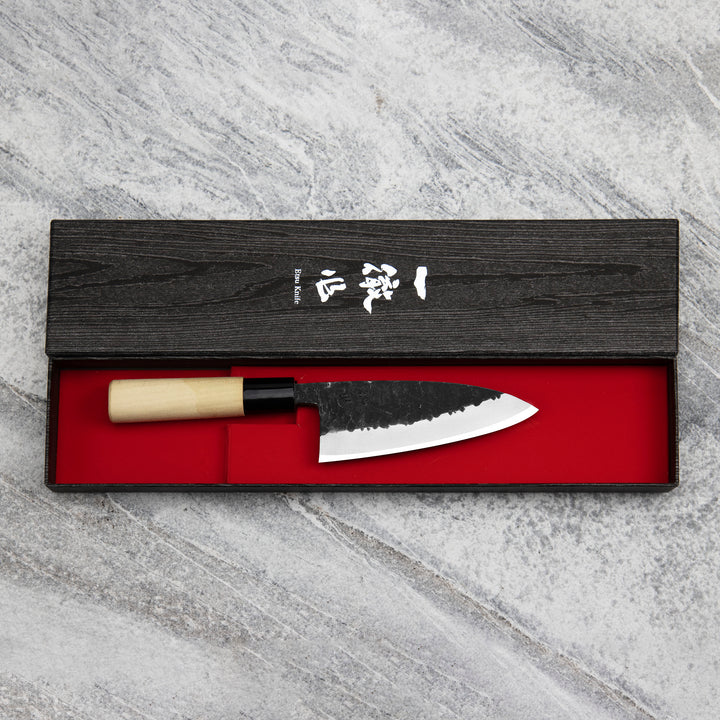 Deba 12 cm Ittetsu Forge Black Shirogami#2