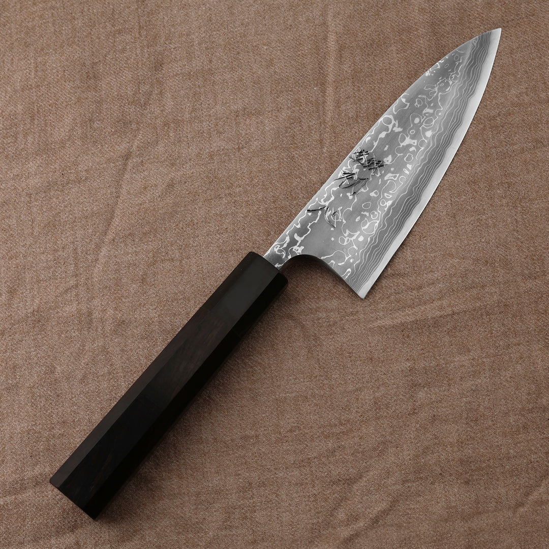 Deba 15 cm Yauji Aogami#2/Iron Damascus