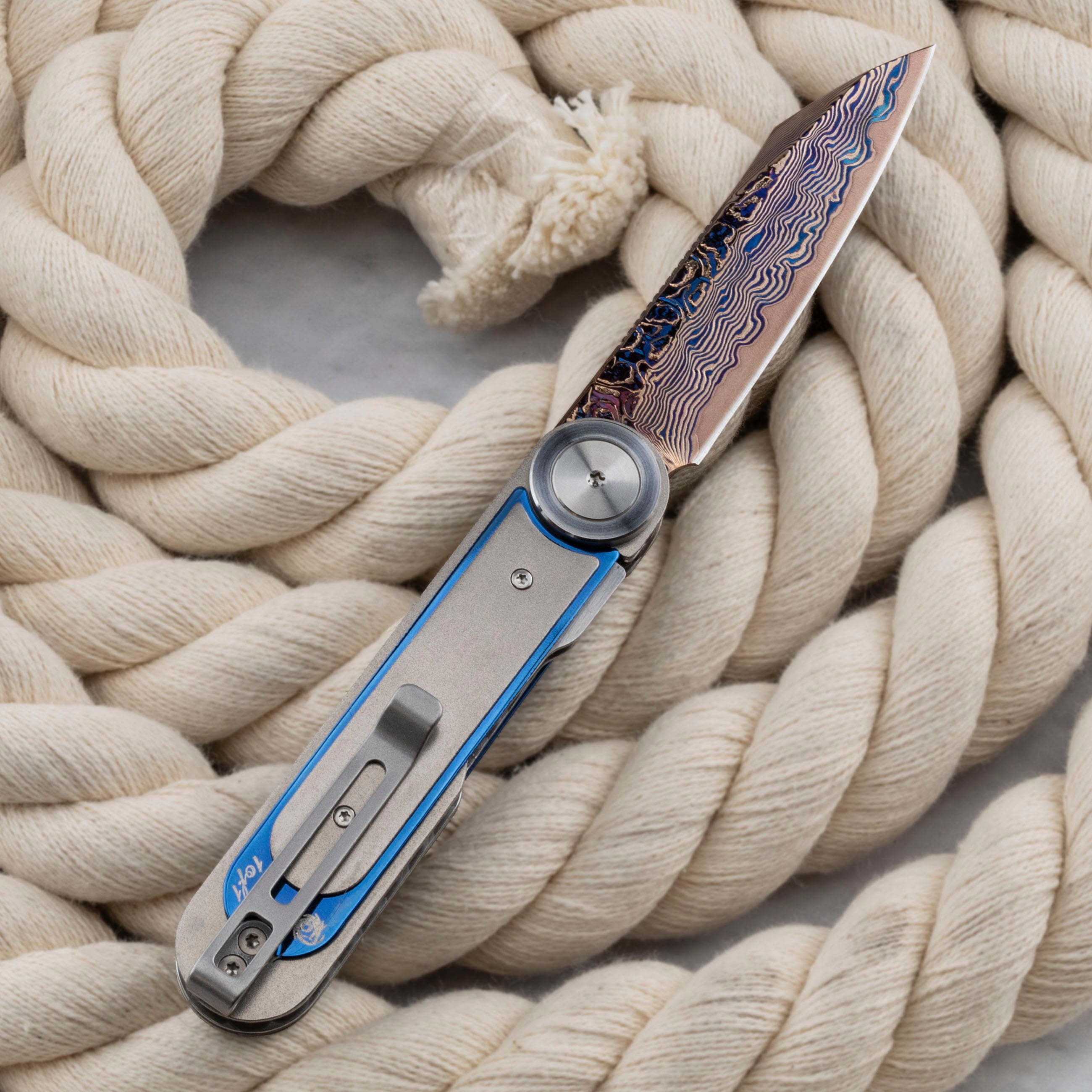 Folding knife 7,5 cm Dew Hara Infinity#10 VG-10 – Japan-knives.com