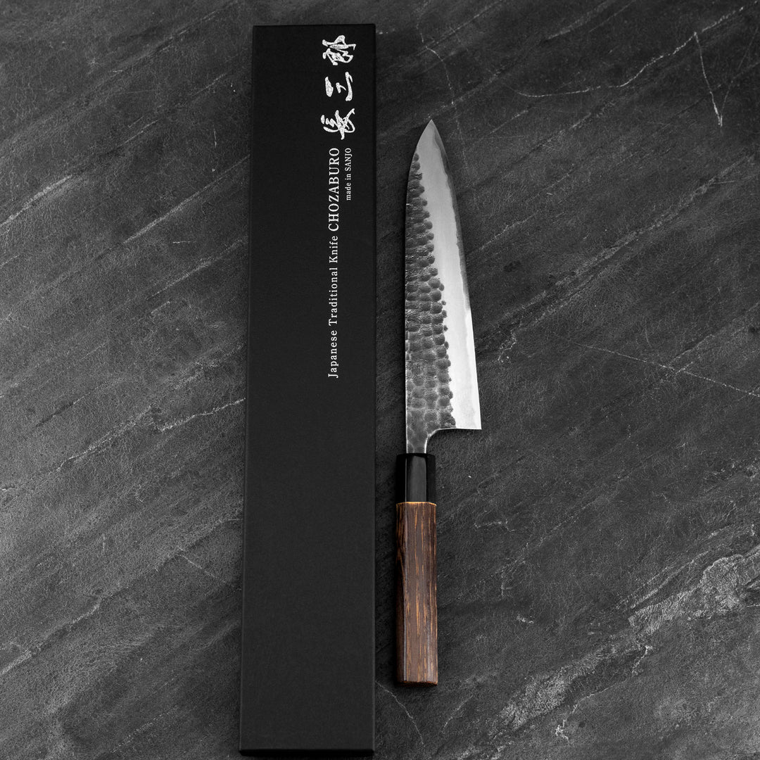 Gyuto 21 cm Chozaburo Wakui Shirogami#2/SS