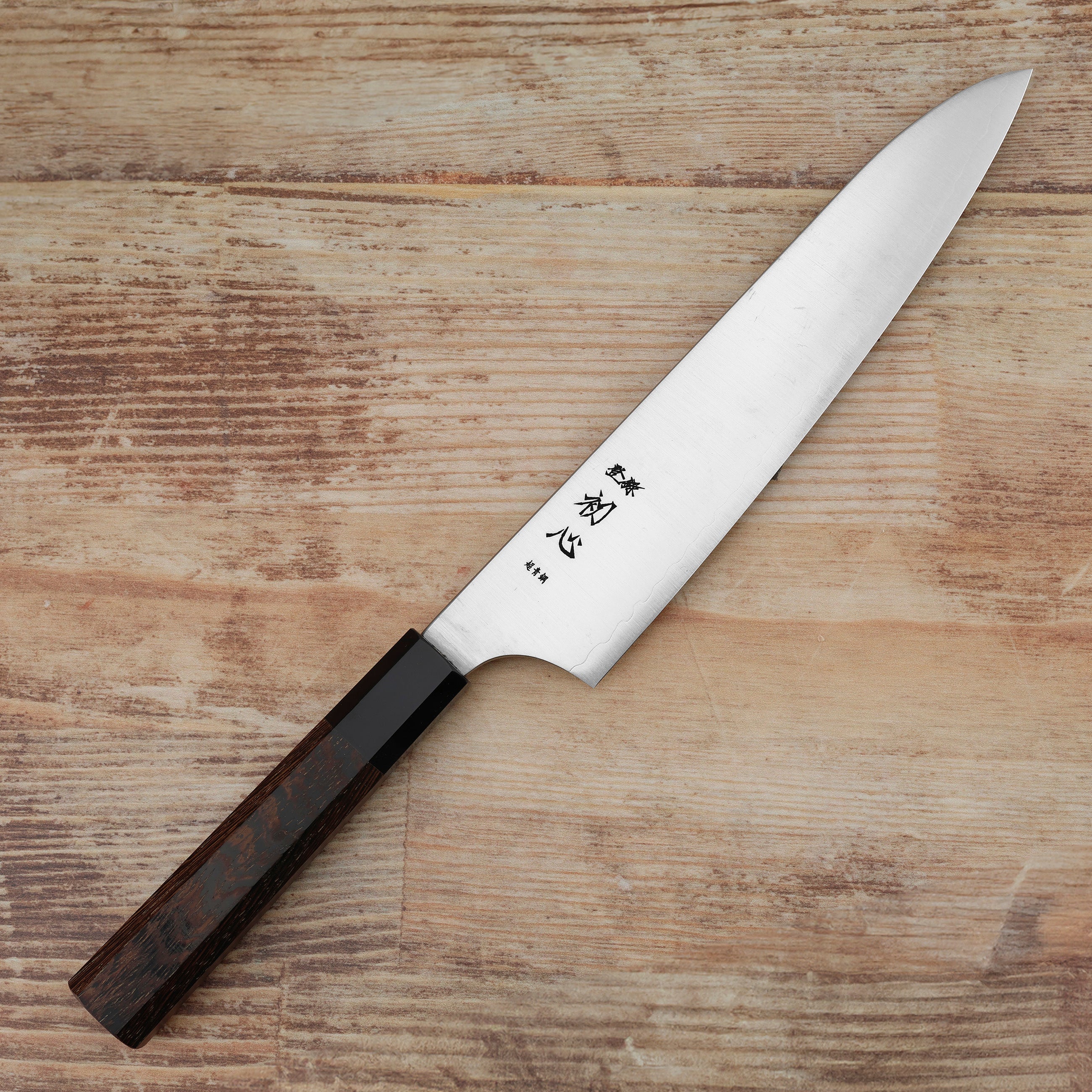 Gyuto 21 cm Hatsukokoro Hayabusa Aogami Super/SS – Japan-knives.com