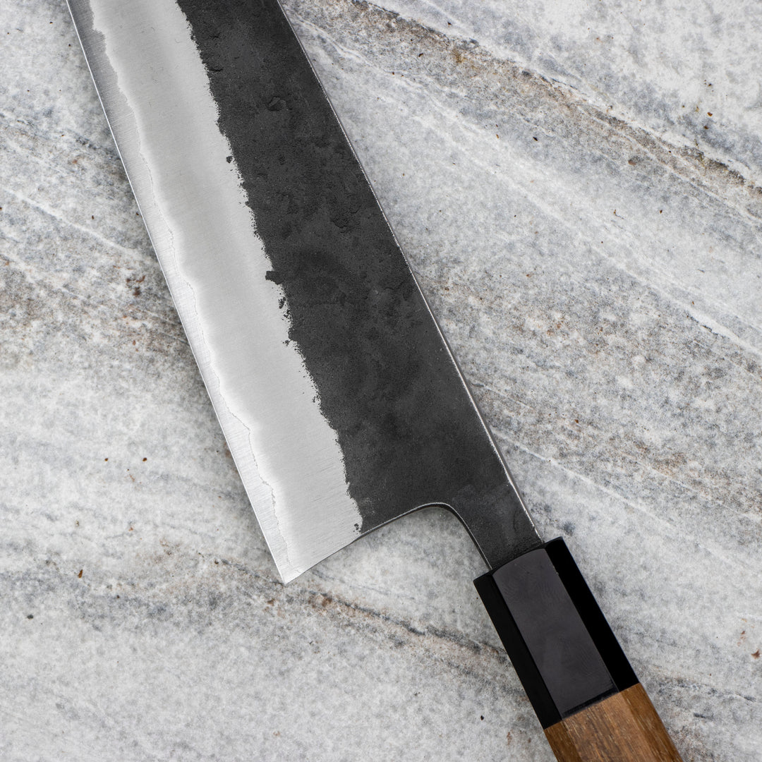 Gyuto 21 cm Hatsukokoro Kurokaze Shirogami#2/SS