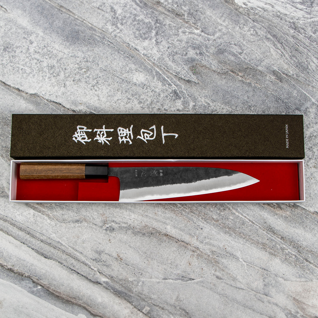 Gyuto 21 cm Hatsukokoro Kurokaze Shirogami#2/SS