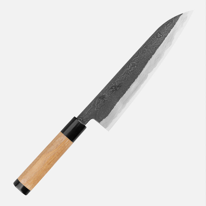 Gyuto 21 cm Tsukasa Hinoura Kitaeji Black Shirogami#2/Iron