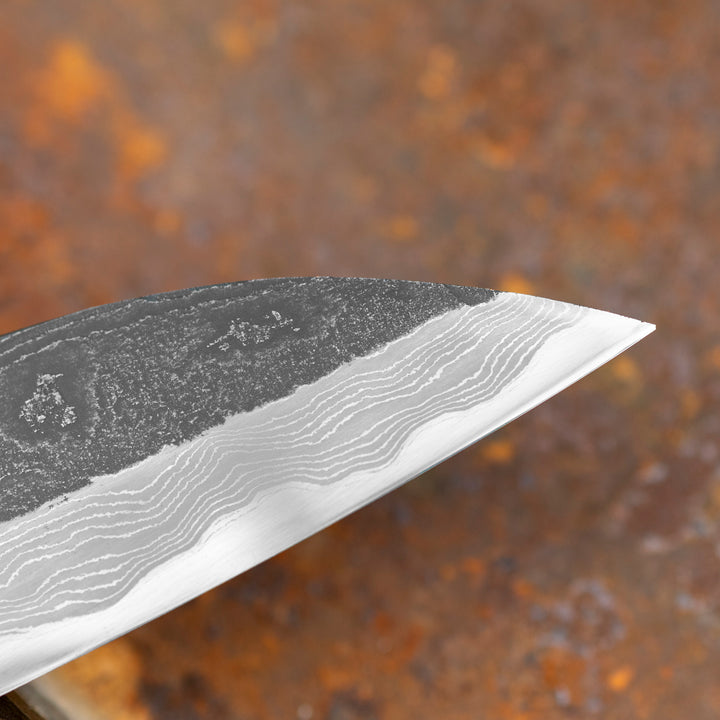 Gyuto 21 cm Tsukasa Hinoura Kitaeji Black Shirogami#2/Iron