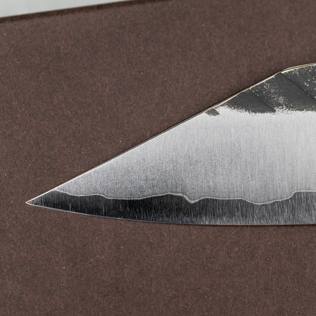 Gyuto 21 cm Yoshimi Kato Aogami Kurouchi V-Tsuchime Super/SS