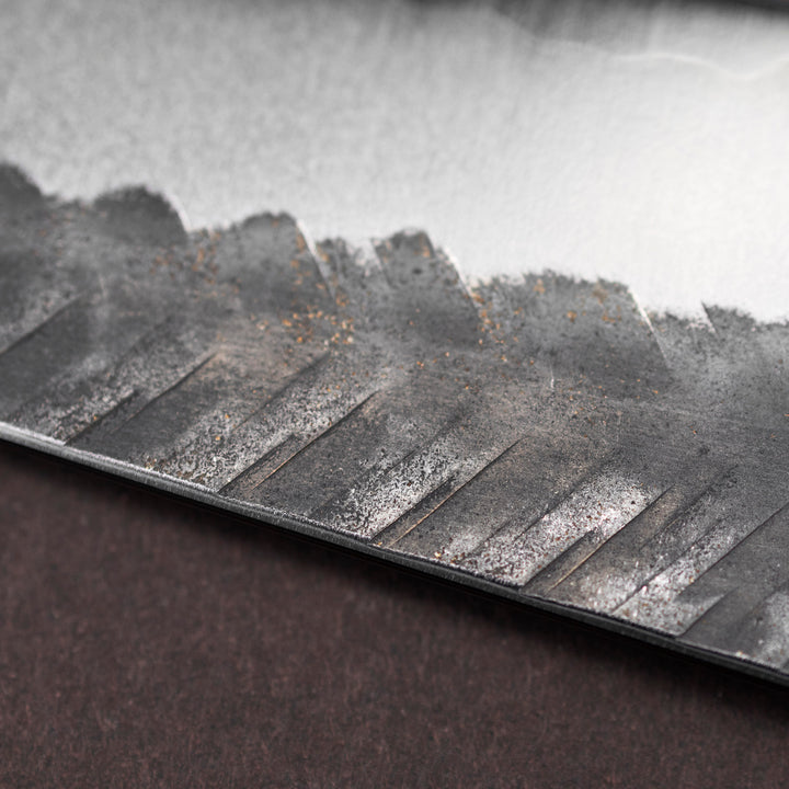 Gyuto 21 cm Yoshimi Kato Aogami Kurouchi V-Tsuchime Super/SS