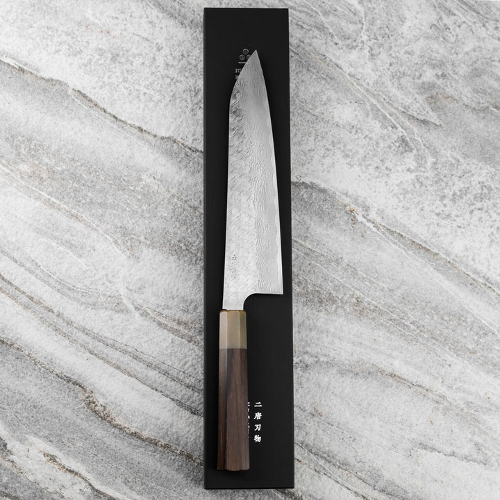 Gyuto 23 cm Nigara Hamono STRIX Damascus