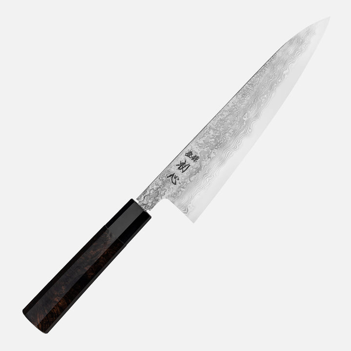 Gyuto 23 cm Yoshihide Masuda Aogami#1/Iron Damascus