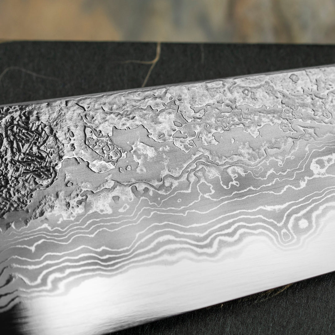 Gyuto 23 cm Yoshihide Masuda Aogami#1/Iron Damascus