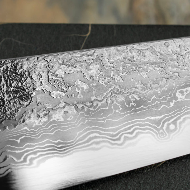 Gyuto 23 cm Yoshihide Masuda Aogami#1/Iron Damascus