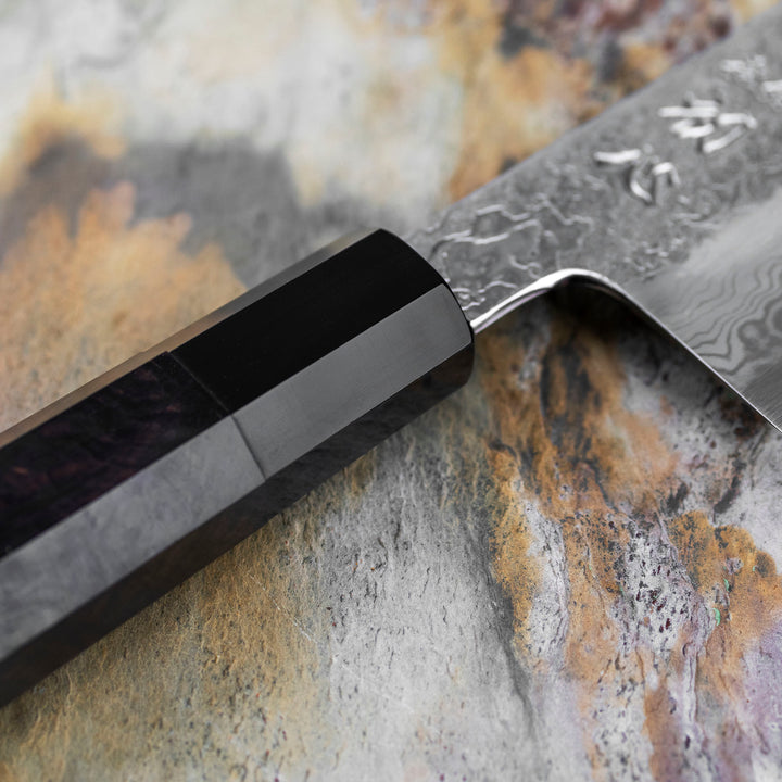Gyuto 23 cm Yoshihide Masuda Aogami#1/Iron Damascus
