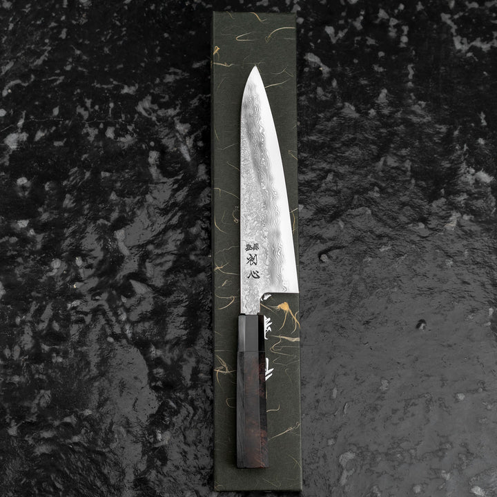 Gyuto 23 cm Yoshihide Masuda Aogami#1/Iron Damascus