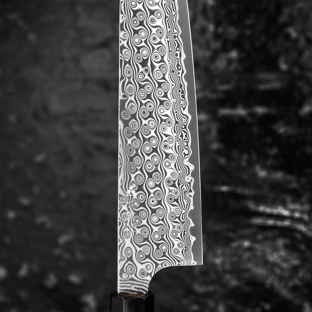 Gyuto 23 cm Nigara Hamono Anmon SG2 Damascus