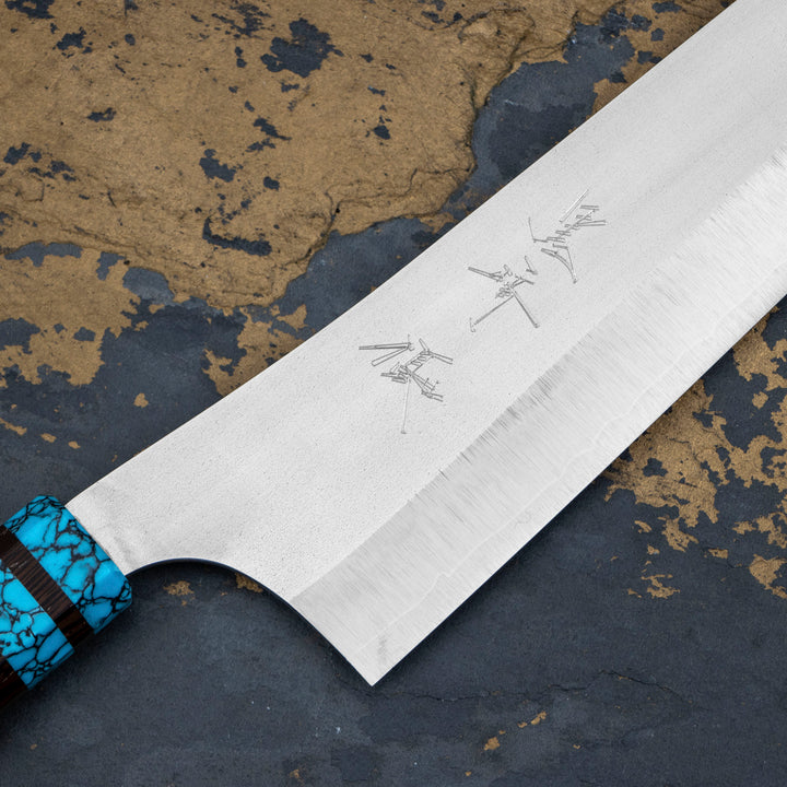 Gyuto 24 cm Yu Kurosaki Turquoise VG-XEOS