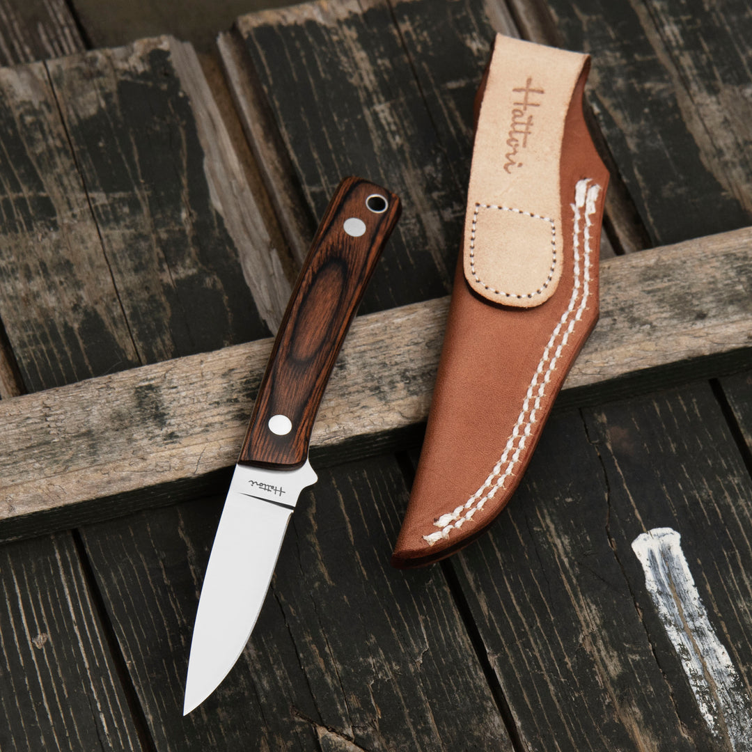 Hattori Little Hunter VG-10 Mahogany Outdoor 6,5 cm