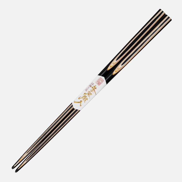 Kawai Japanese Sushi Chopsticks - Hakusan Black