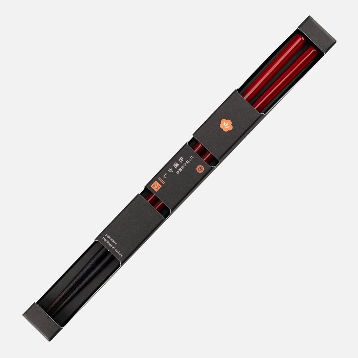 Kawai Japanese Sushi Chopsticks - Isosukashi Kurenai no Yashio Red