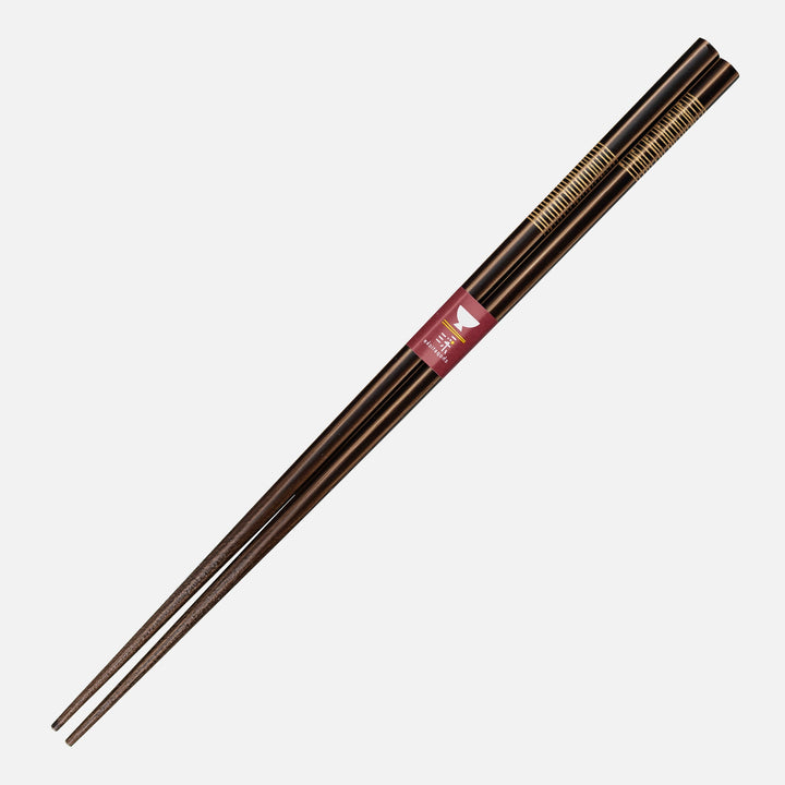 Kawai Japanese Sushi Chopsticks - Rokkaku Yagiri Brown