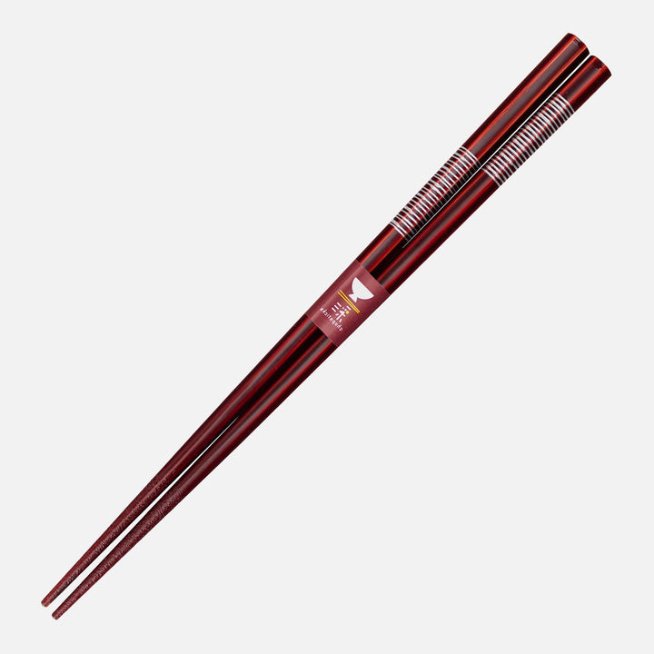 Kawai Japanese Sushi Chopsticks - Rokkaku Yagiri Red