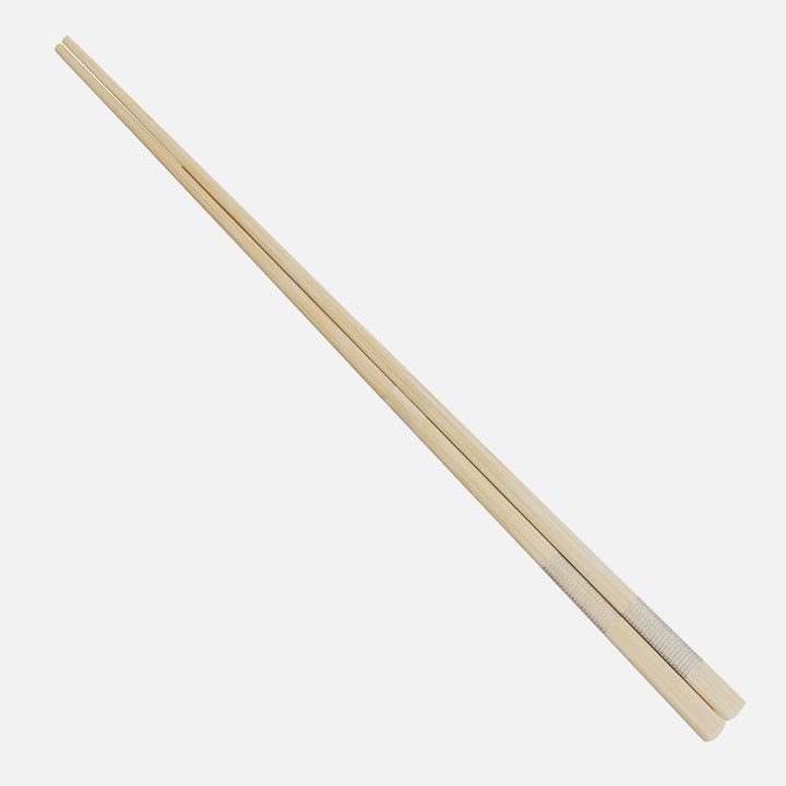 Kawai Japanese Sushi Chopsticks - Slim Bamboo Square Silver