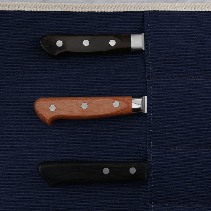 Knife Bag for 4 knives Blue Oul