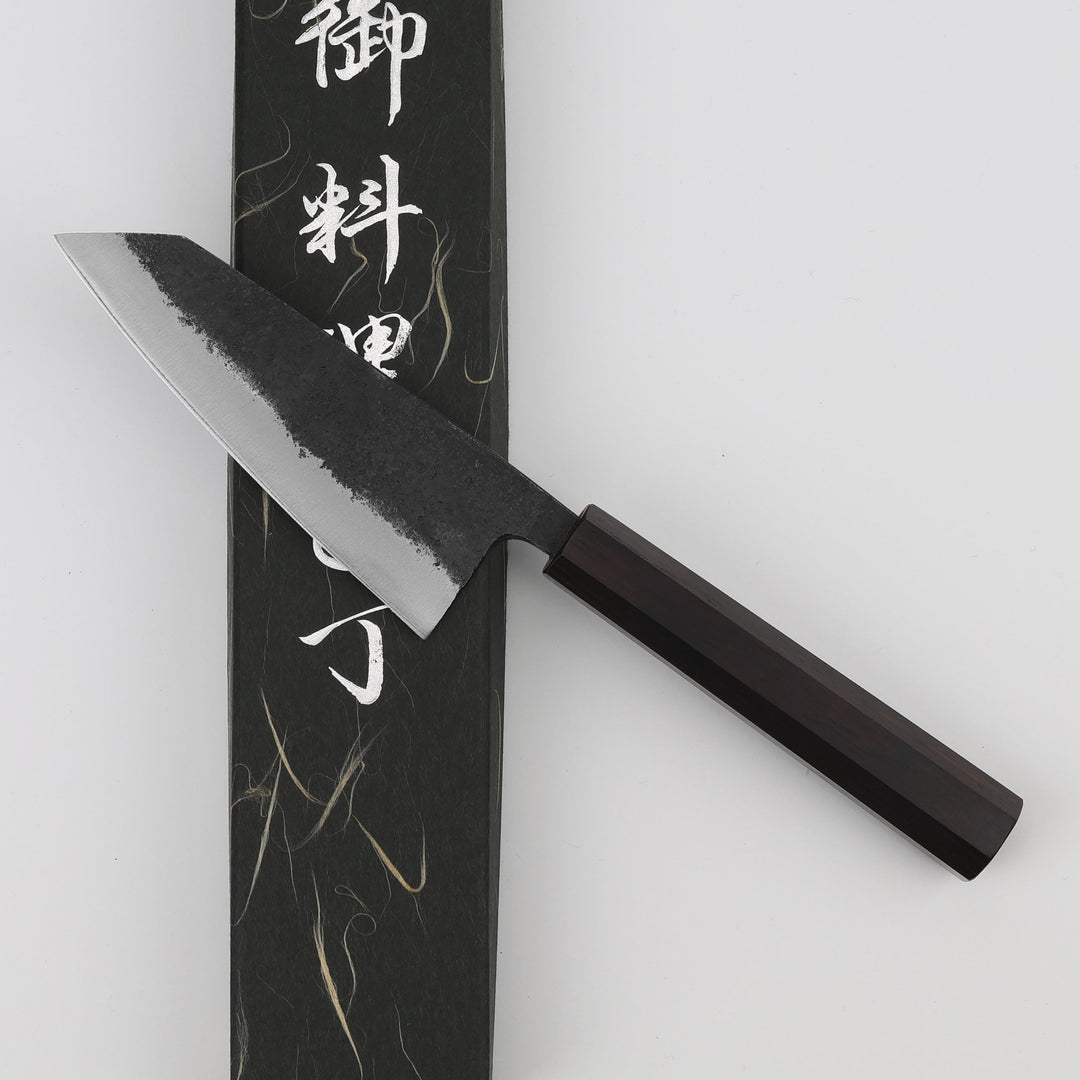 Mini Bunka 12 cm Hatsukokoro Kurogane Aogami#2/Iron