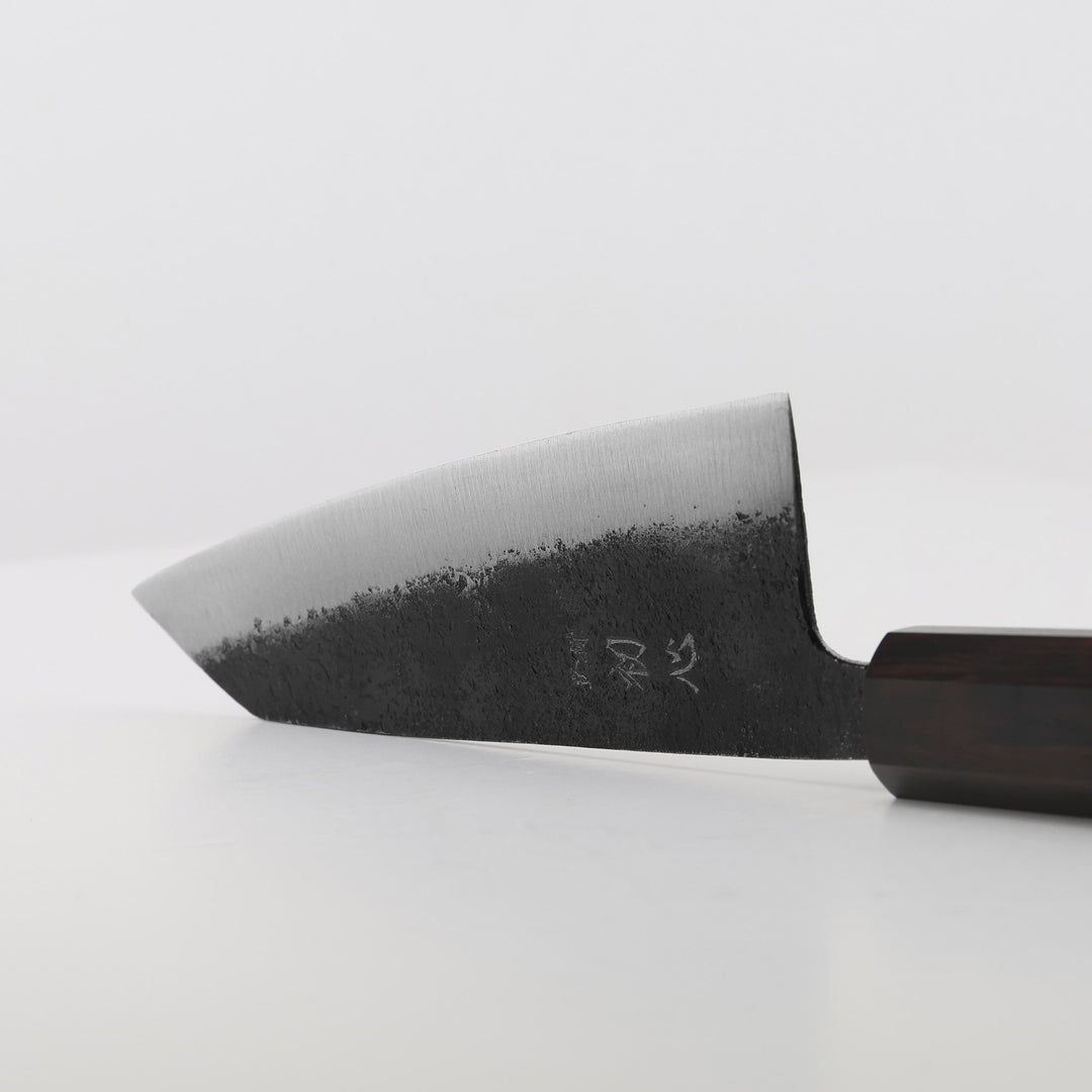 Mini Bunka 12 cm Hatsukokoro Kurogane Aogami#2/Iron