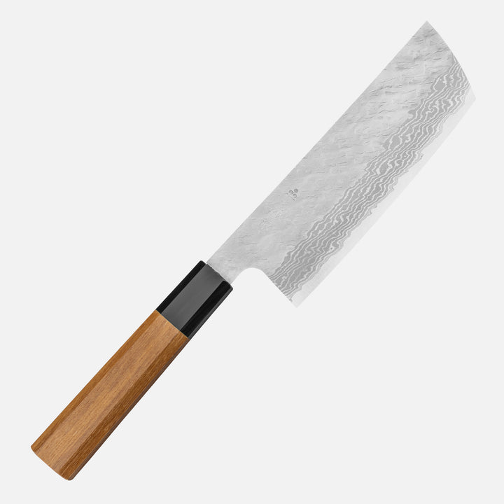 Nakiri 14,5 cm Nigara Hamono VG-10 Damascus